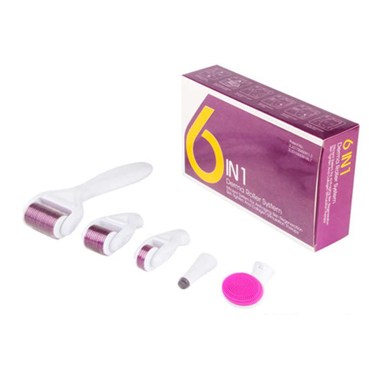 Dermaroller Set 6 In 1 Kit 0.5mm DRS Derma Roller