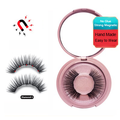 Natural Looking No Glue 5 Magnets Magnetic Eyelashes