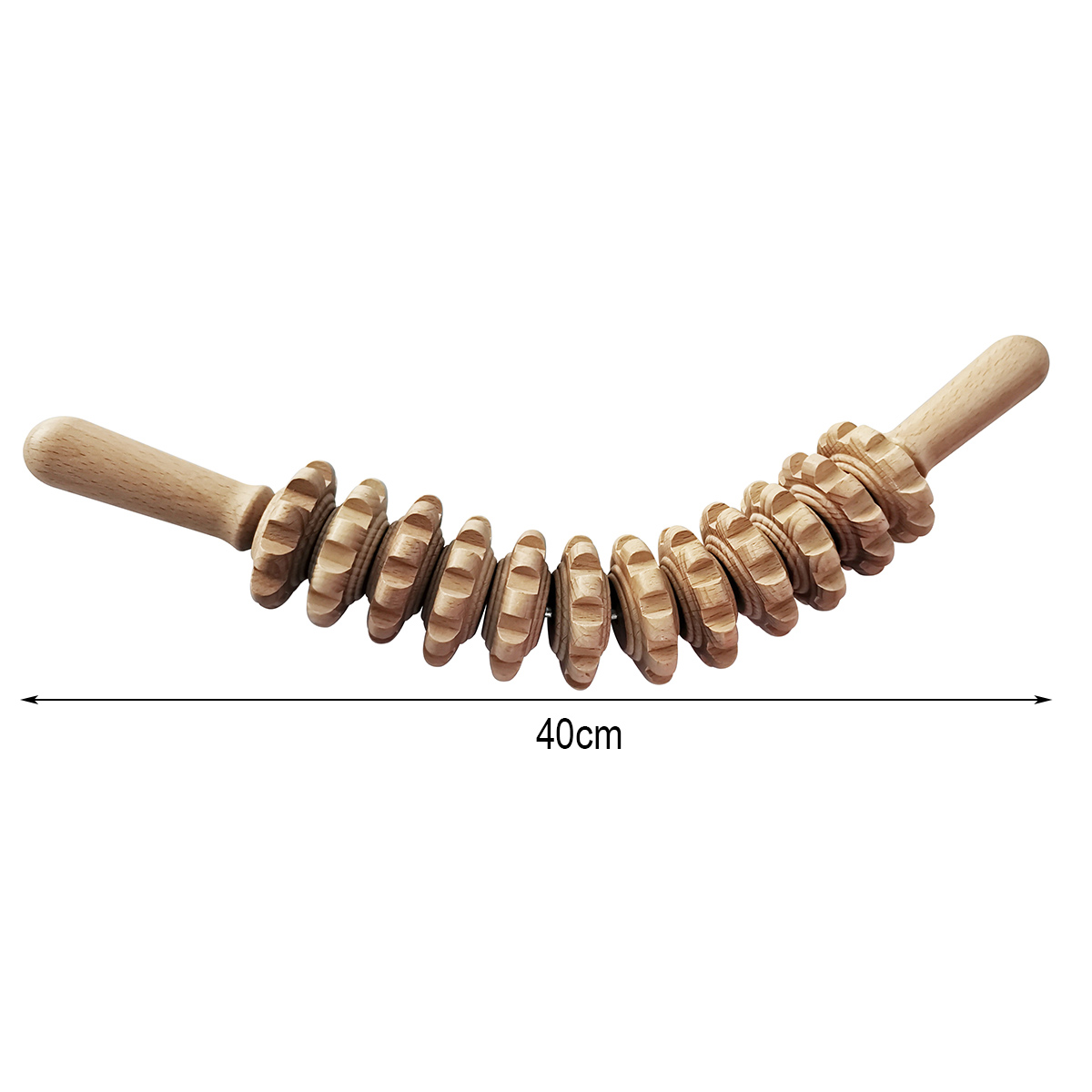 Bendable Wood Massage Roller