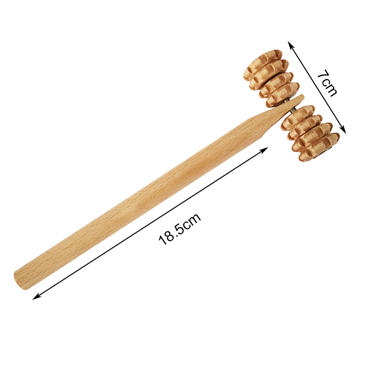 Handheld Wood Massage Roller