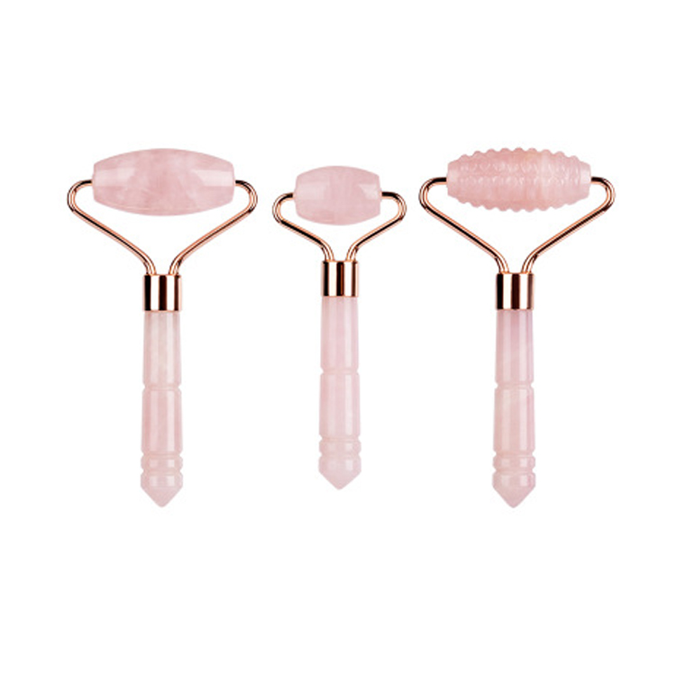 Rose Quartz Single Head Jade Roller