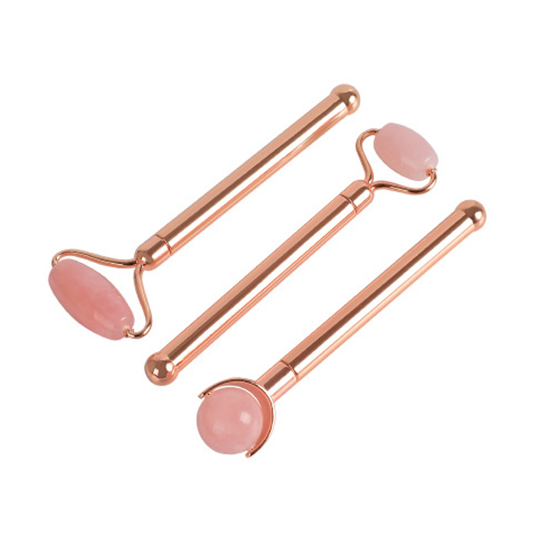 Rose Quartz Single Head Jade Roller