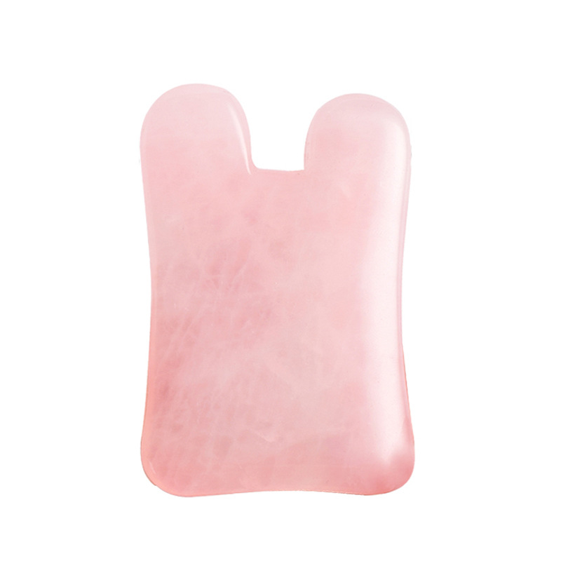 Rose Quartz U Shape Guasha Board