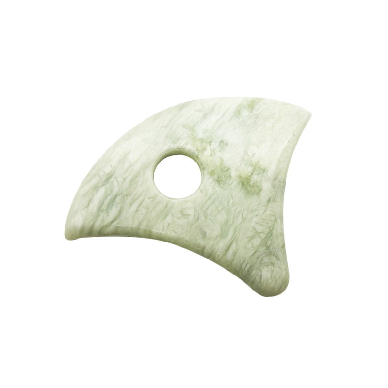 Light Green Jade Dart Shape Guasha Board